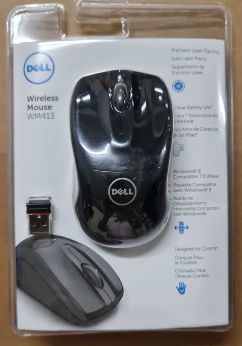 Rato ambidestro Dell WM413 novo
