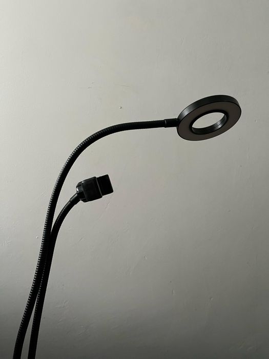 candeeiro com ring light