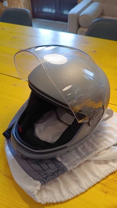 Capacete paraquedismo Cookie G4 cinzento e altímetro LBViso II+