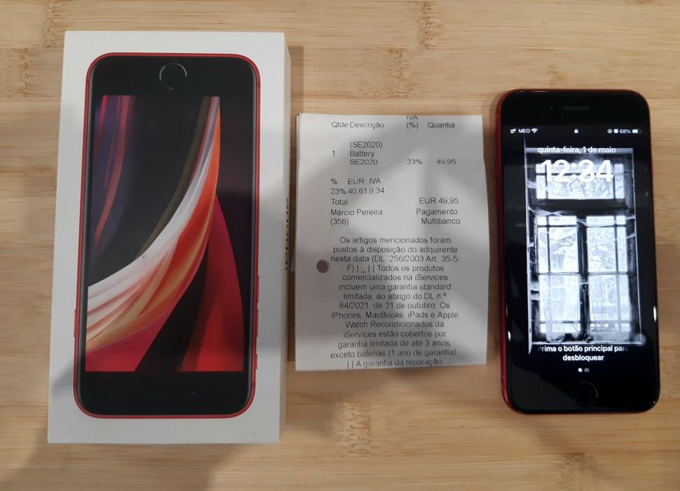 Iphone se 2020 red 128gb