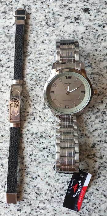 Relógio e Pulseira Techno Time