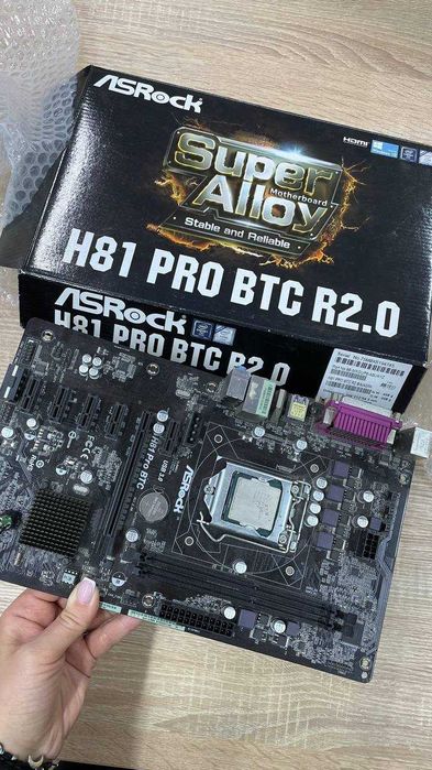 Материнская плата  AsRock H81 BTC R2.0