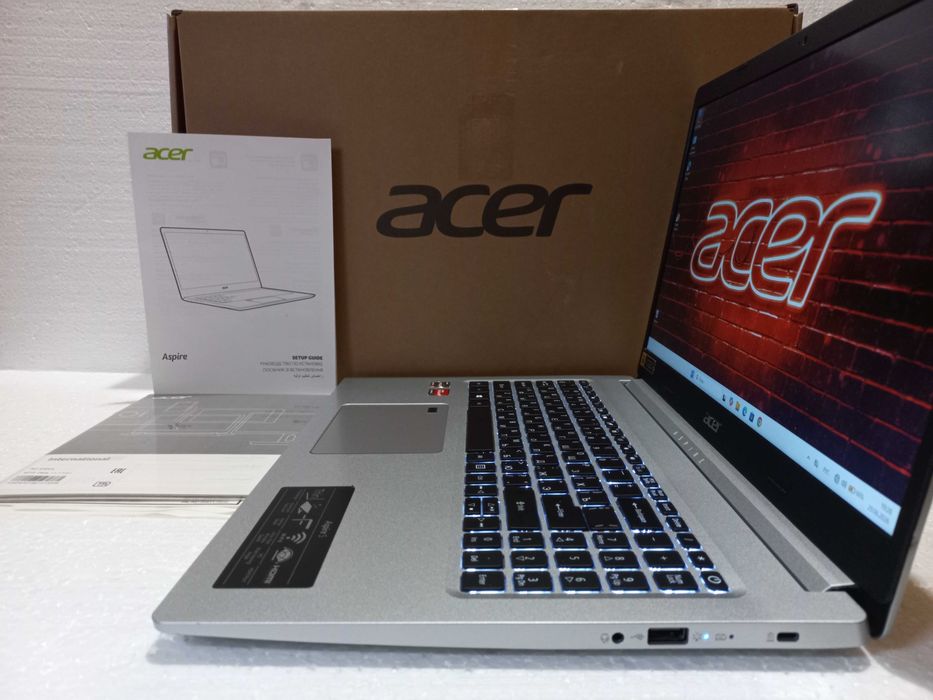 Мощный СВЕЖАК 2025!!  ACER A515 / RYZEN 5 5500U на 12" ЯДЕР /  + КАК НОВЫЙ + ЗСУ Подарки!!