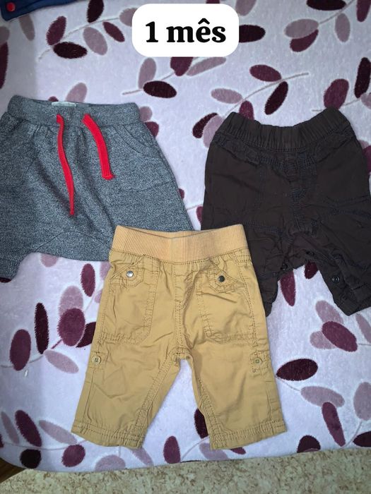 Roupas de menino 1-3 meses
