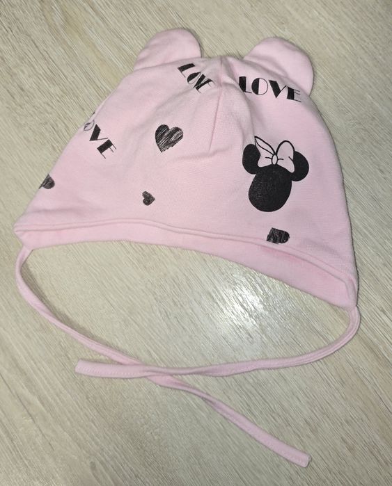 Czapeczka dla dziewczynki myszka