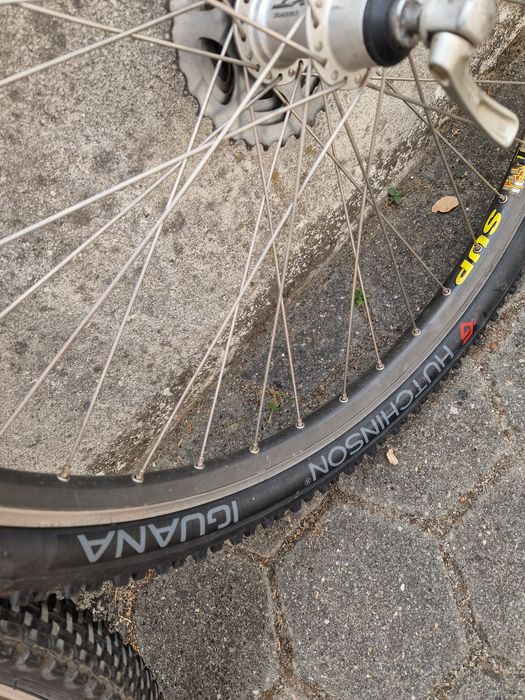 Bicicleta lapierre vintage para peças (quadro + rodas)