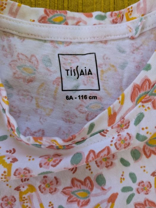 Blusa Menina com passarinhos Algodão, 6 Anos