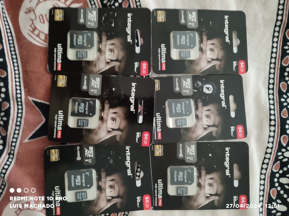 Cartões de memória 64g Integral64584281885441120