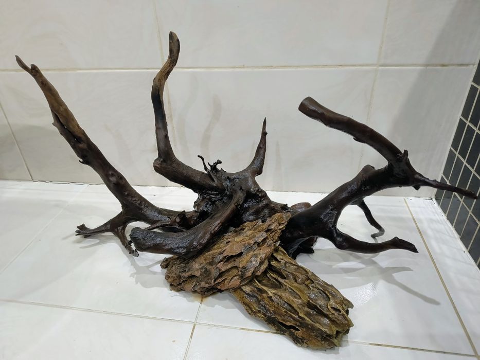 Korzeń i Kamienie.Gotowa aranżacja akwarium