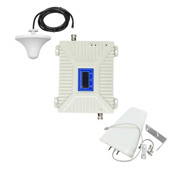 Підсилювач мобільного зв'язку GSM репітер Aspor 900/1800/2100 МГц