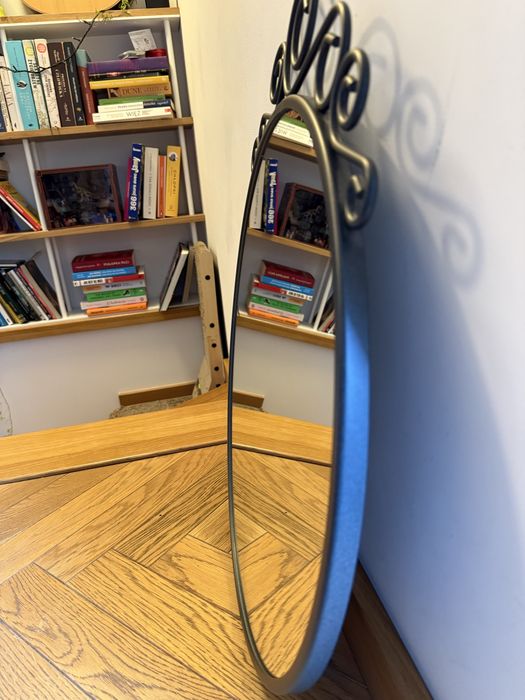 Lustro ścienne IKEA EKNE 50×60 cm - metal - jak nowe