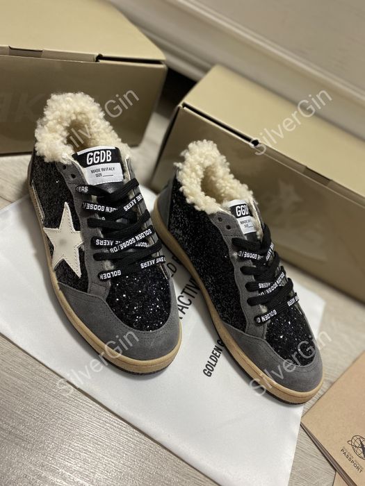 Кеди Golden Goose з хутром Кеды Голден Гус