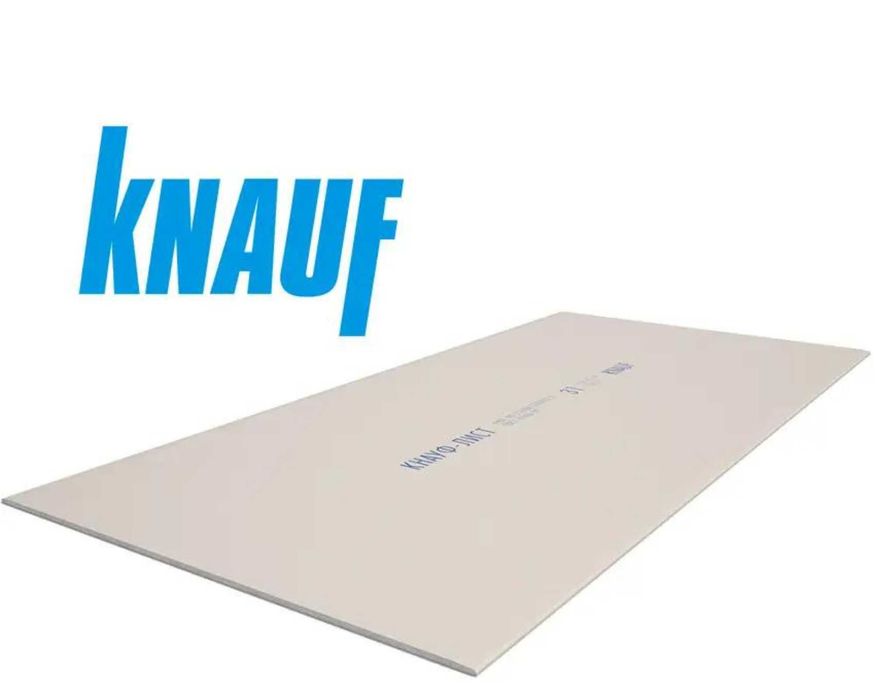 Гіпсокартон Кнауф стіна 2м*1,2м*12,5мм гипс плита knauf стіновий ГКП