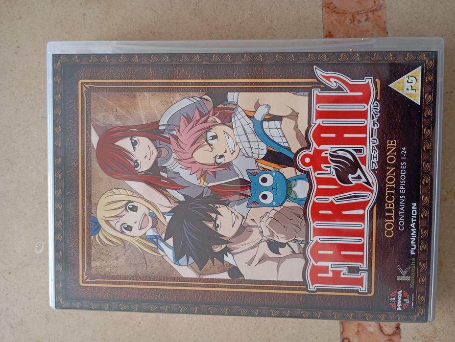 Fairy tail em DVD alguns selados