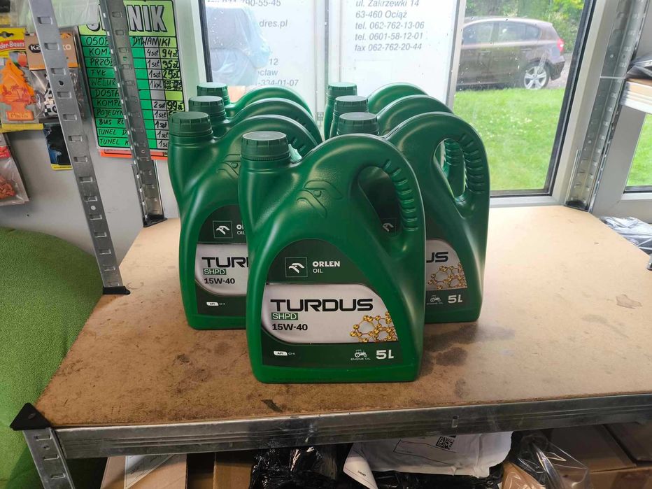 Olej Silnikowy LOTOS TURDUS SHPD 15W40 5L 10L 20L C-330 C-360