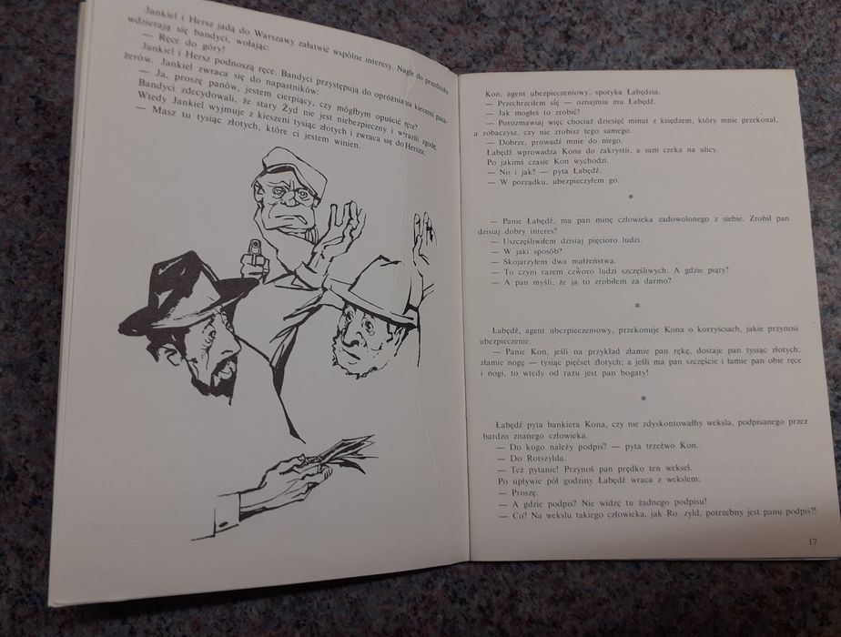 humor żydowski - Tylko bez cudów [Omnipress '85] il. Szymon Kobyliński