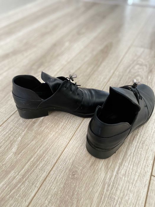 Туфлі жіночі (оксфорди), шкіряні