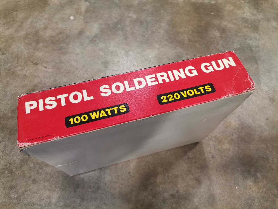 Pistola de soldar vinfage