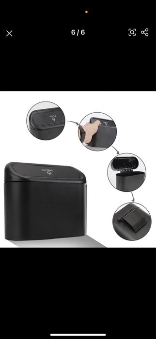 Caixote de lixo para carro