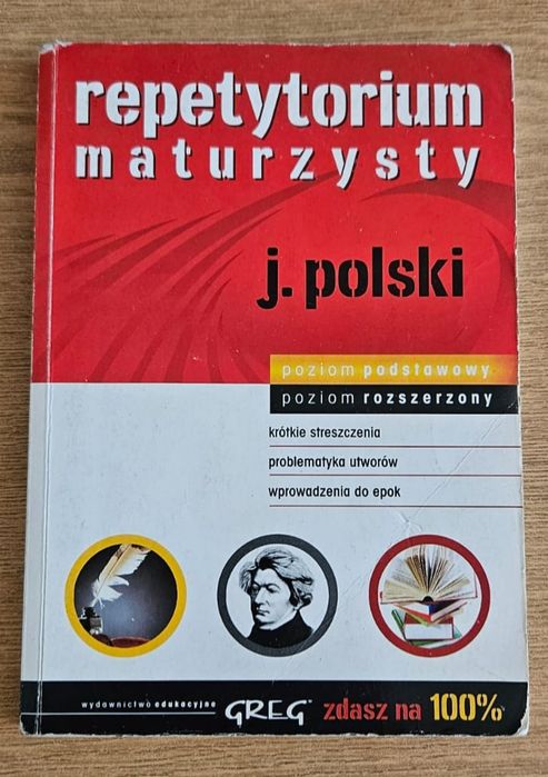 Repetytorium maturzysty język polski,  wydawnictwo GREG