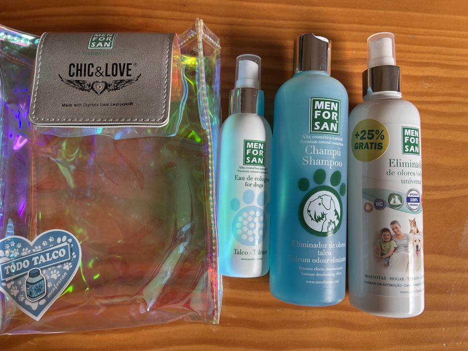 Kit de cuidados para cão