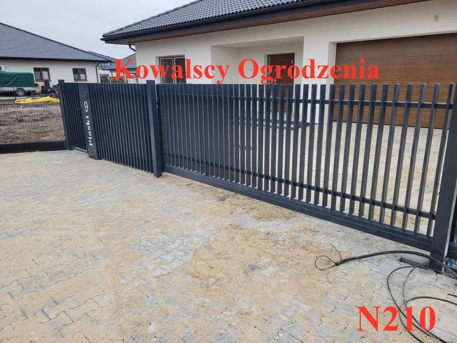 Ogrodzenia frontowe Grzebieniowe Palisadowe Żaluzjowe na Wymiar Montaż