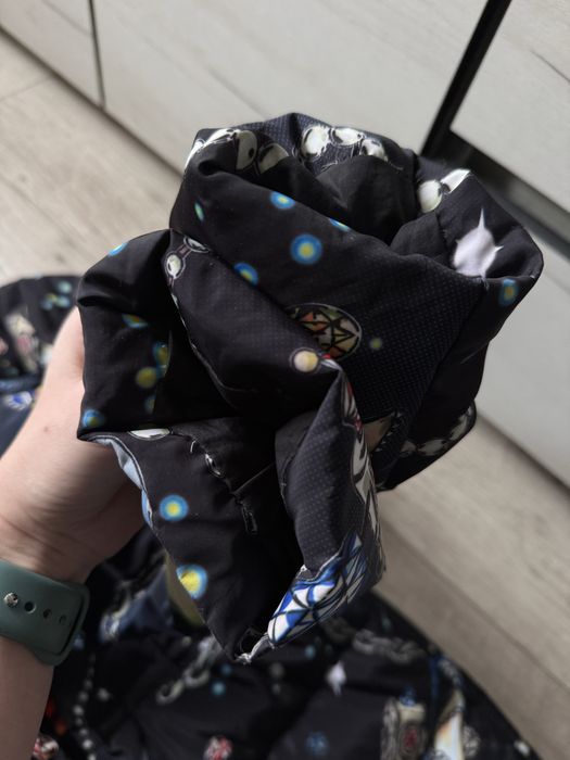 Пуховик з принтом Love Moschino розмір 38 М — zdjęcie 4