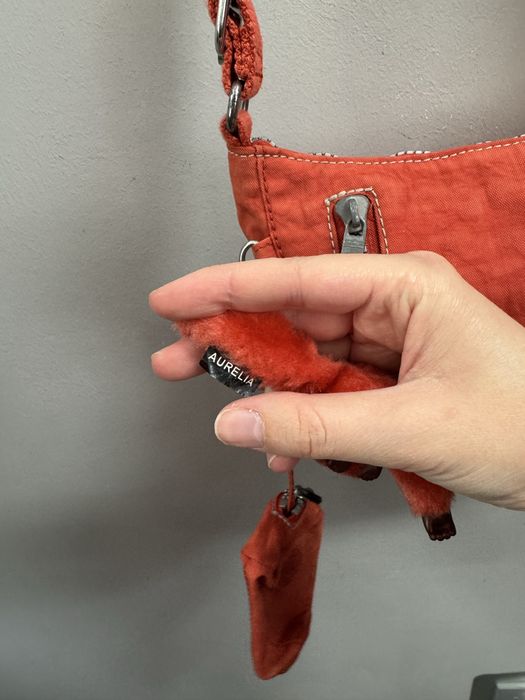 Torebka bagietka na ramię do ręki Kipling jak nowa