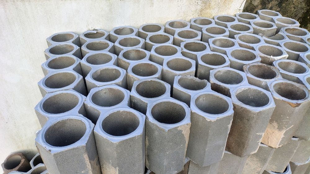 Garrafeira em cimento