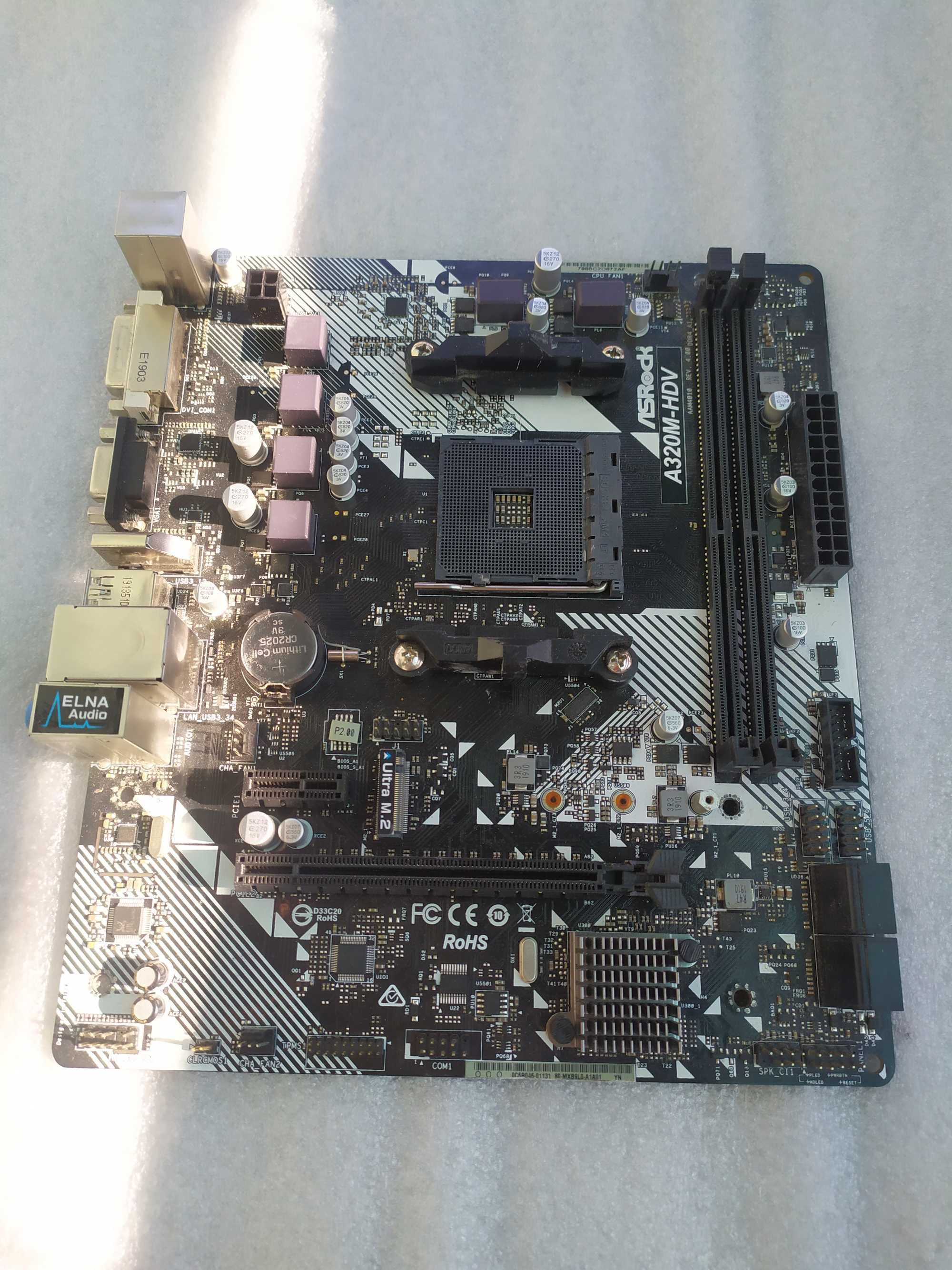 Материнская плата asrock a320 m- hdv ам4: 1 200 грн. - Комплектующие и ...