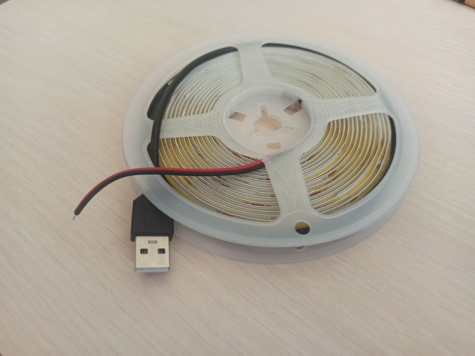 COB Led стрічка 4000K 4 метри 5v USB