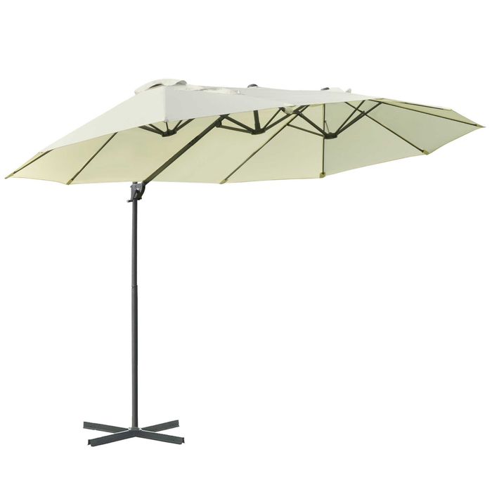 Nowy beżowy parasol / osłona przeciwsłoneczna / Outsunny !A3462!