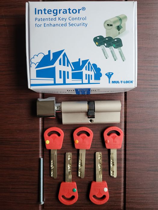 multlock Integrator 7×7 серцевина циліндр замка