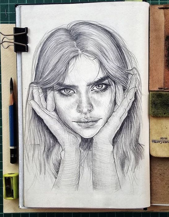 портрет на заказ олівцем по фото