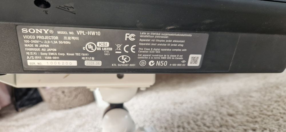 Sony projektor VPL-HW10