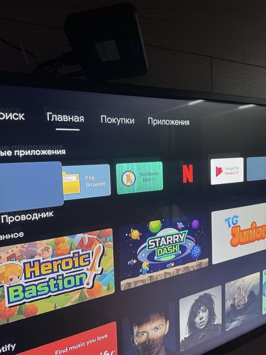 приставка Mecool KM9 Android TV 4GB + 32GB