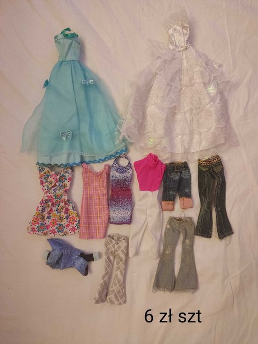 Lalki Barbie ubranka