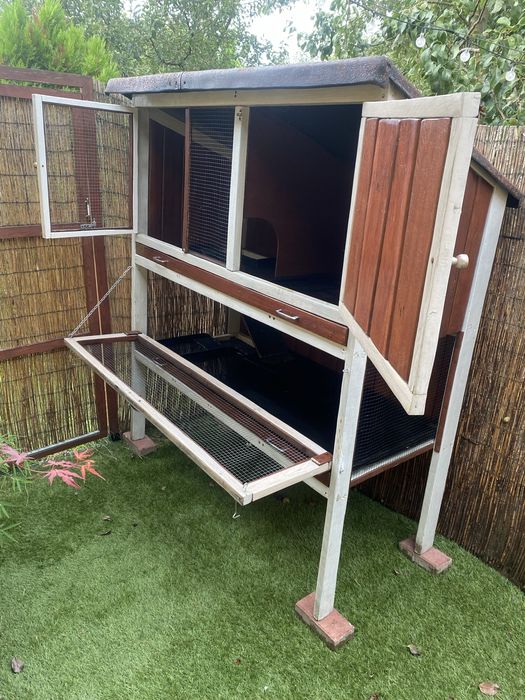 Klatka dębowa dla królika/szynszyla/świnki morskiej/gryzonia diy