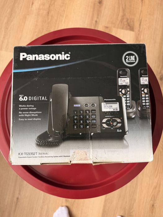 Цифрова телефонна система Panasonic KX-TG9392T (2 лінії, США)