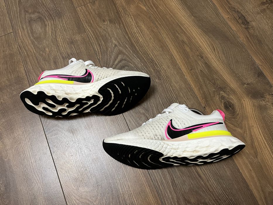 Чоловічі кросівки Nike React Infinity Run Fk 2 White DJ5395-100 Розмір EU 42.5, устілка 27 см