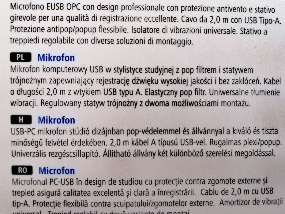 Hama Mikrofon  komputerowy