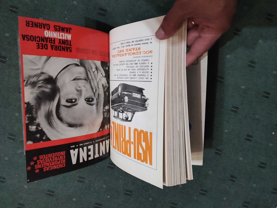 Revista Antena - Primeiros 10 números encadernados num volume - 1965