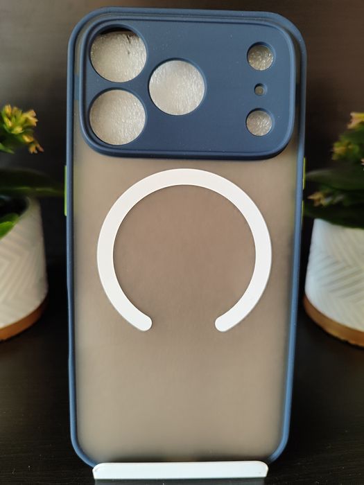 Stylowe etui z MagSafe (Navy Blue) iPhone 17 pro