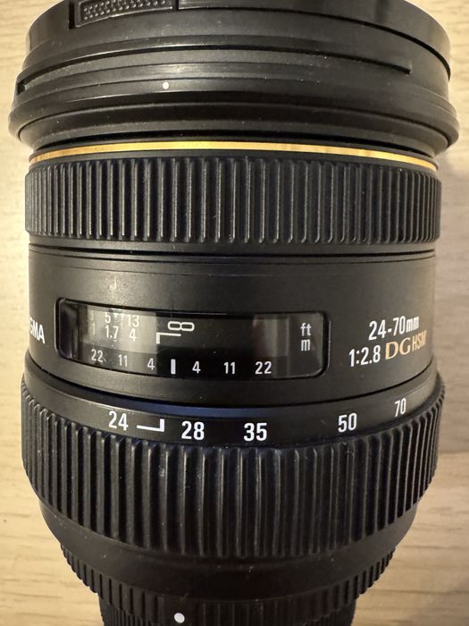 Obiektyw SIGMA 24-70mm f2.8 DG HSM