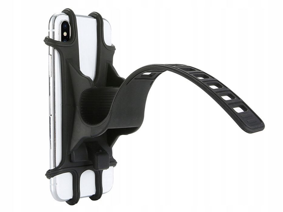 Uchwyt każdy telefon smartphone kierownicę zaczep mocowanie gumowy