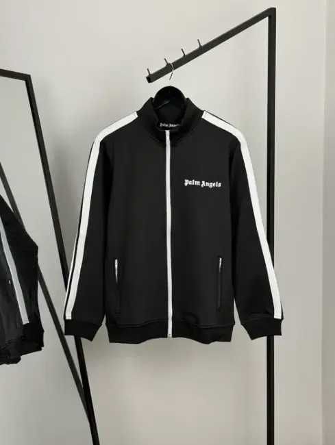Кофта Palm Angels Black Зипка Палм Анжелс