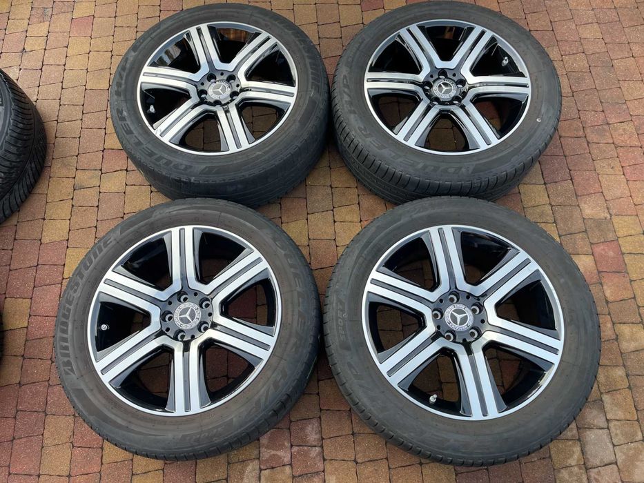 4127. Alufelgi 19" koła letnie Mercedes GLA GLB oryginalne 5x112 ET38 235/50/19 2025r 6.5mm