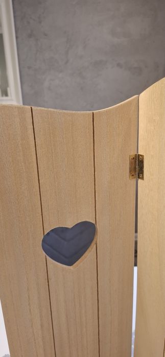 Parawan drewniany dekoracja