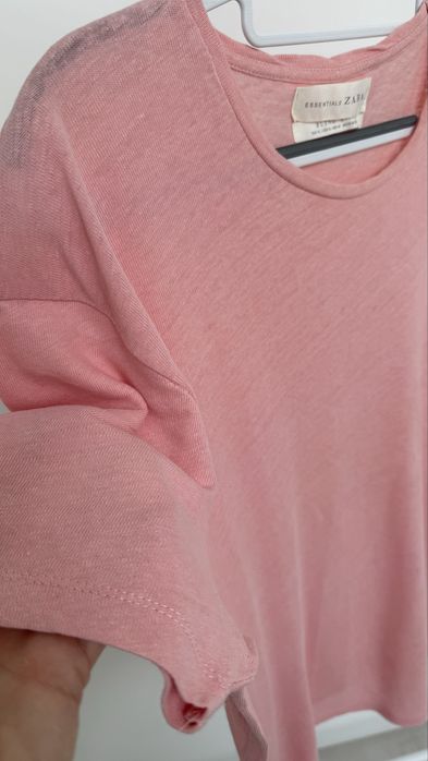 Lniana bluzka męska Zara rozm XL
