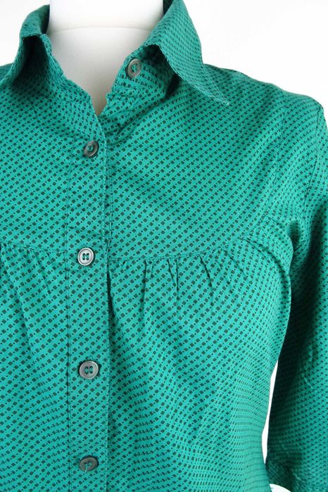 Koszula 3/4 rękaw, Vero Moda, zieleń, rozmiar M (38), bacic casual
